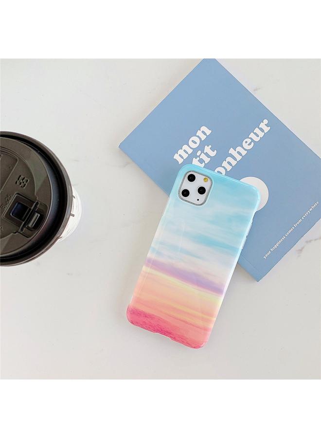 اس-توب جراب هاتف محمول من مادة TPU ناعمة رخامية IMD لهاتف iPhone 11 Pro Max - Image 1