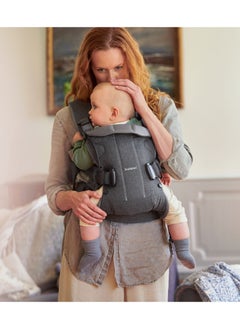 BABYBJORN Baby Cotton Mix Carrier One Denim Grey  - Image 1