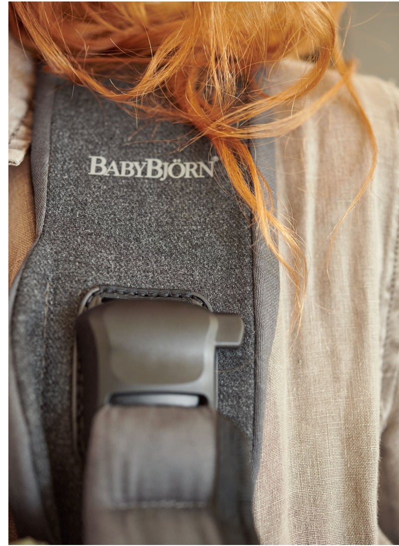 BABYBJORN Baby Cotton Mix Carrier One Denim Grey  - Image 5
