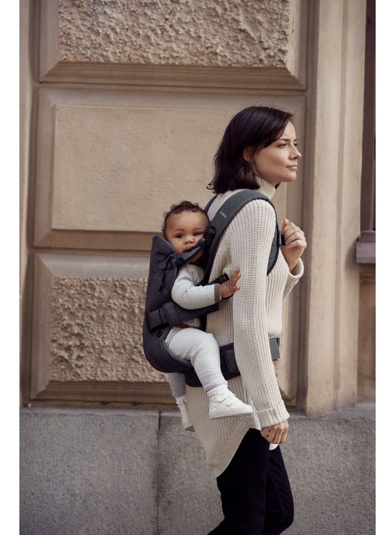 BABYBJORN Baby Cotton Mix Carrier One Denim Grey - Image 5