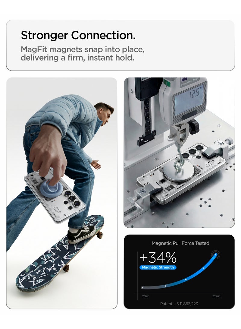 Spigen Ultra Hybrid MagFit for Samsung Galaxy S26 ULTRA case cover [MagSafe compatible] (2026) - Neo One - Image 4