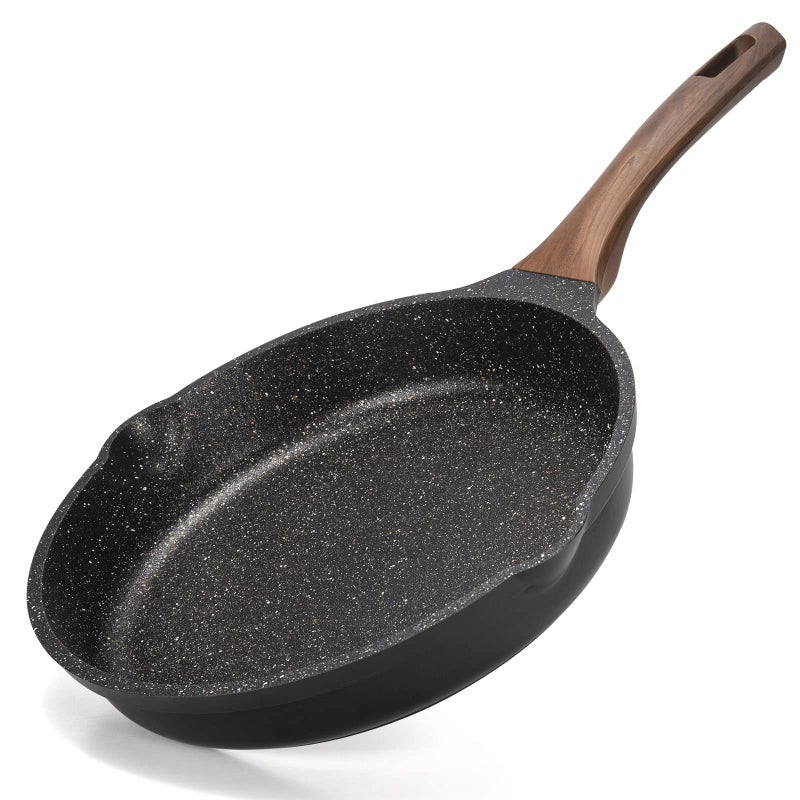 ZUOFENG Nonstick Frying Pan Skillet 24CM Stone Pans Cookware Granite Coating NonStick Saucepans Omelette Induction Pans
