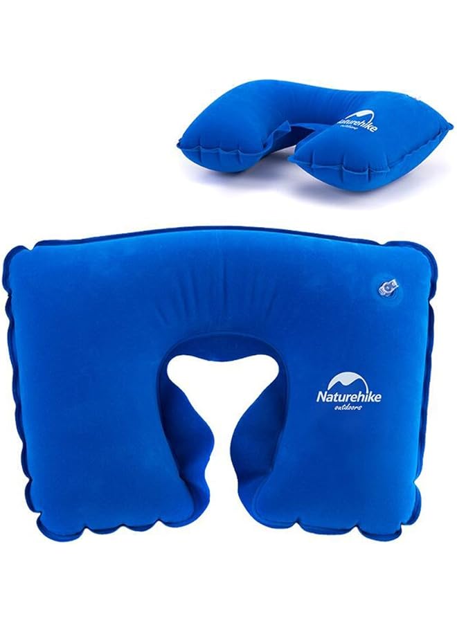Naturehike Inflatable Travel Neck Pillow Blue 40 x 26 cm - Image 2