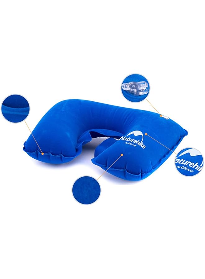 Naturehike Inflatable Travel Neck Pillow Blue 40 x 26 cm - Image 5