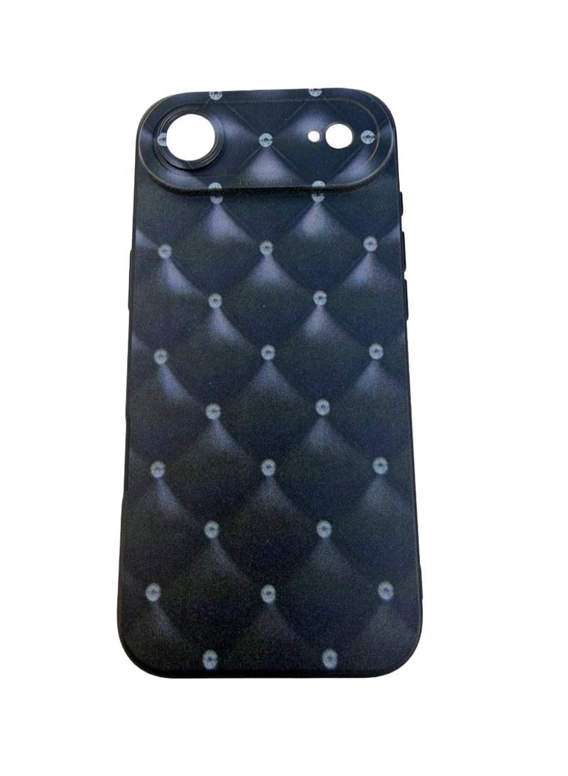Silicone Case Cover For iPhone 17 Air,camera lens protection, Soft Shockproof Protective Cover - Black - Image 1