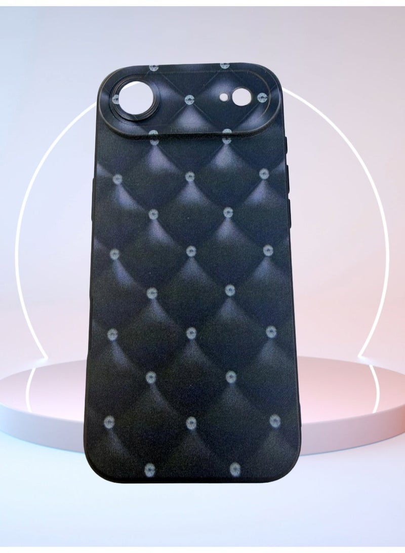Silicone Case Cover For iPhone 17 Air,camera lens protection, Soft Shockproof Protective Cover - Black - Image 3