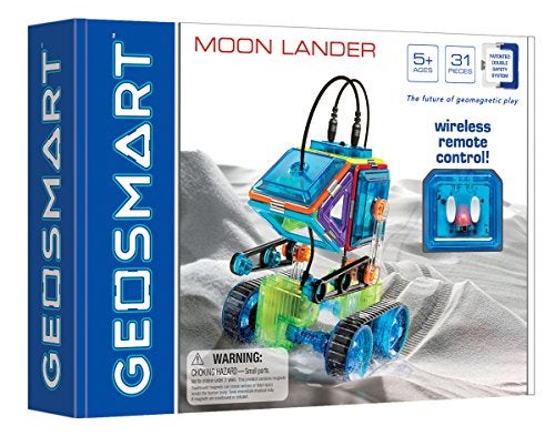 GeoSmart Moon Lander Remote Control R/C STEM-Focused GeoMagnetic Vehicle Building Set - Image 2