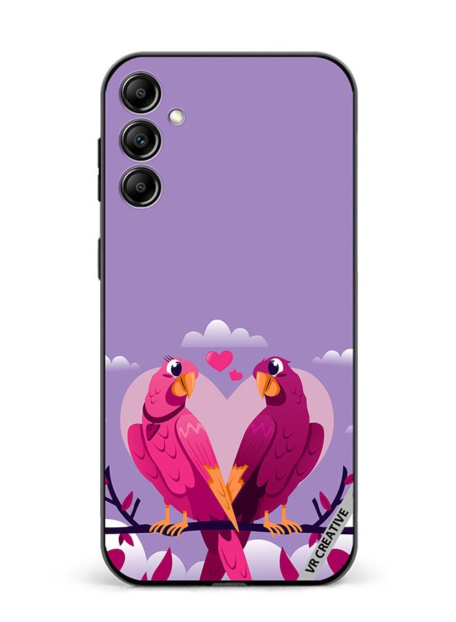 VR CREATIVE Protective Case Cover For Samsung Galaxy A34 Love Birds Design Multicolour - Image 1