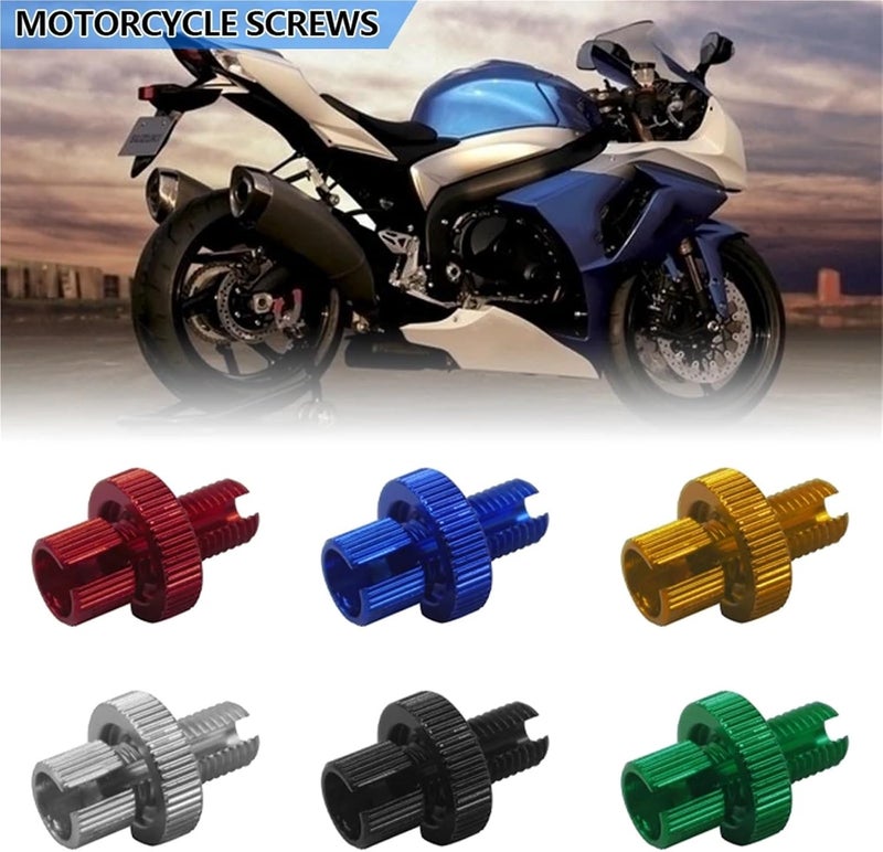 Brake Cable Screw 10pcs M10 Motorcycle Clutch Brake Cable Adjuster Screws Aluminum Alloy Bolt 10mm for Bike - Image 3