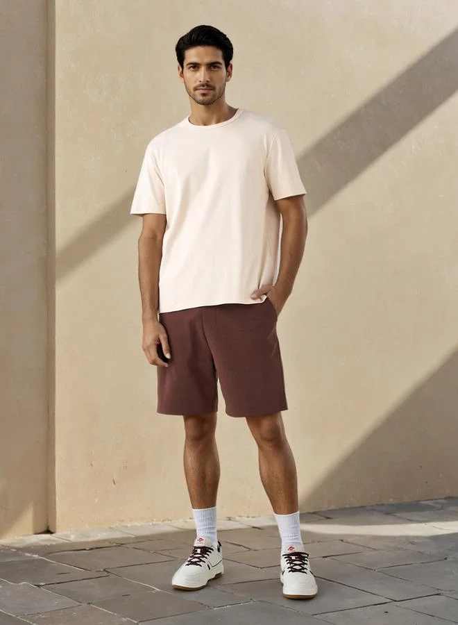 سبلاش فيڤ تيشيرت بياقة دائرية بقصة مريحة