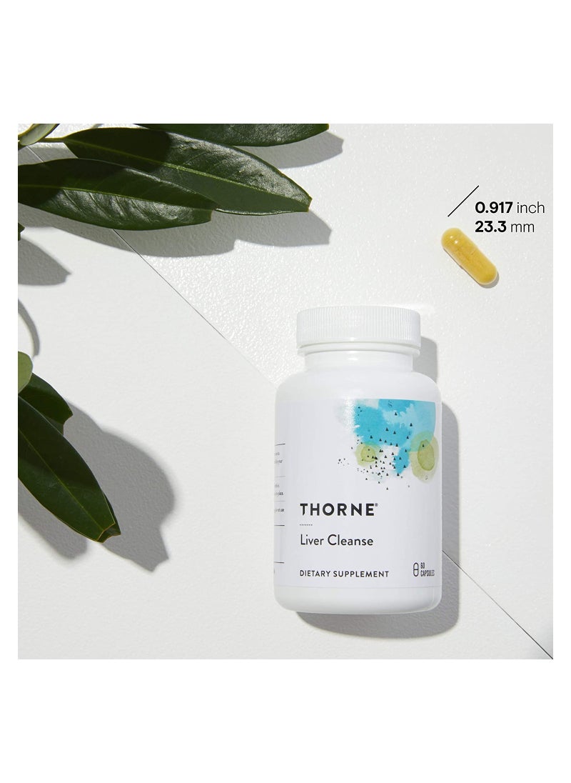 Thorne - Liver Cleanse - 60 Capsules Dietary Supplement - Image 1