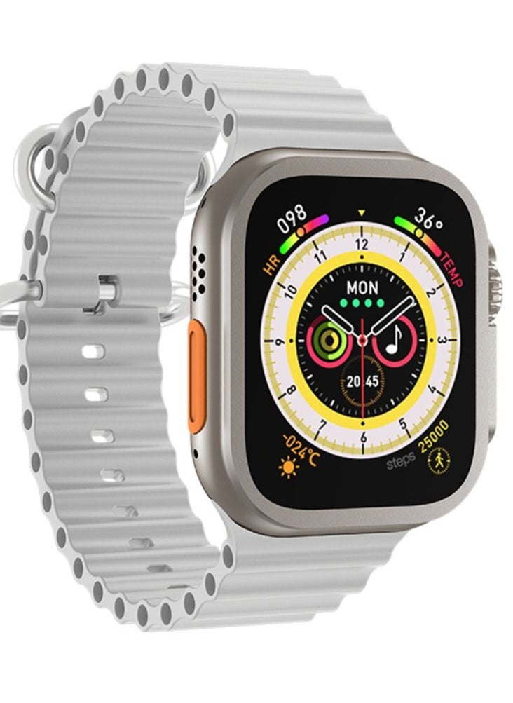 AROAQ - ZW8 Ultra Max Smartwatch Multi Functional 2.05 Inch Screen Display 200mAh Battery Waterproof Wireless Charging Bluetooth Smart Watch - Image 1
