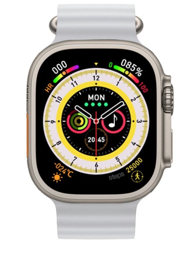 AROAQ - ZW8 Ultra Max Smartwatch Multi Functional 2.05 Inch Screen Display 200mAh Battery Waterproof Wireless Charging Bluetooth Smart Watch - Image 1