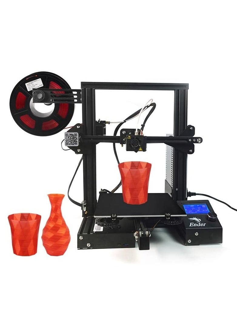 iSANMATE | PETG 3D Printer Filament 1.75 mm | Glow in The Dark | 1.75mm Dimensional Accuracy | 1 kg Spool | Transparent Red