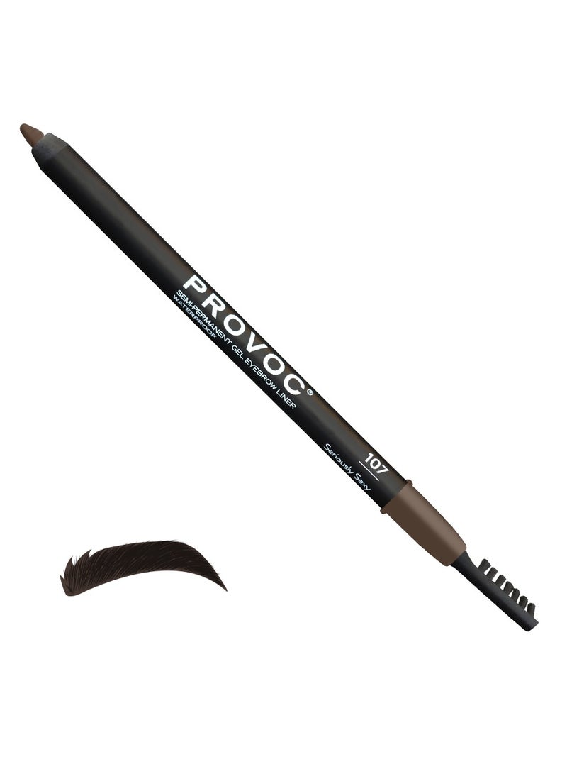 Provoc PROVOC Semi-Permanent Gel Eyebrows Liner WP 107 Serious