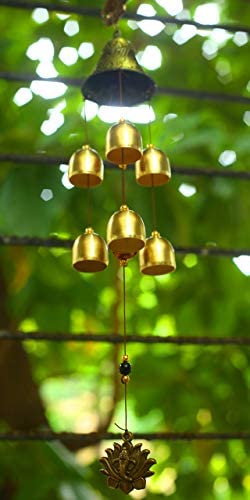 Paradigm Pictures Metal Dragon 6 Bell Windchime for Home Positivity Hangings Good Luck || Home Decor Decoration Items - Image 4