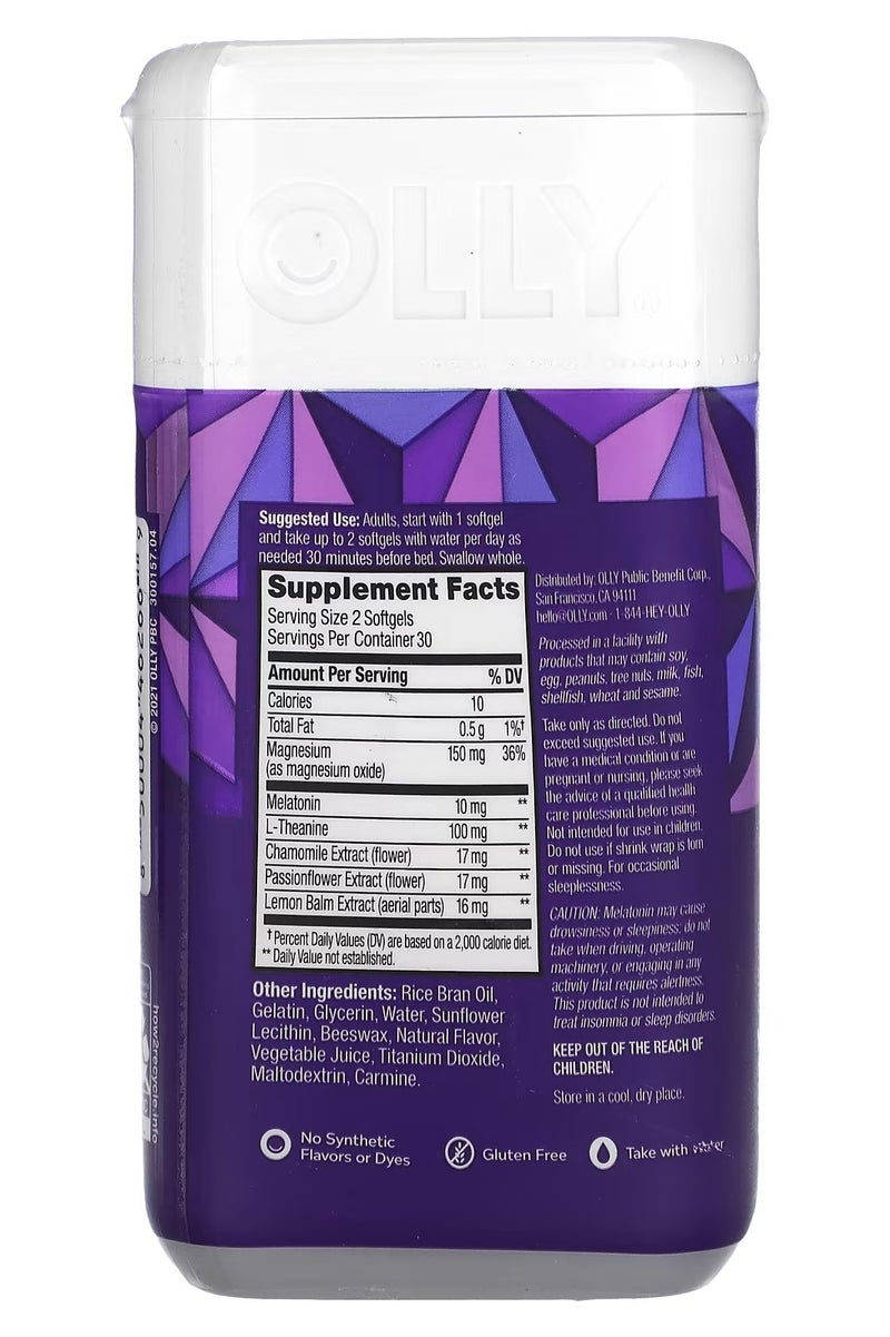 OLLY, Sleep, Ultra Strength, 60 Softgels - Image 2