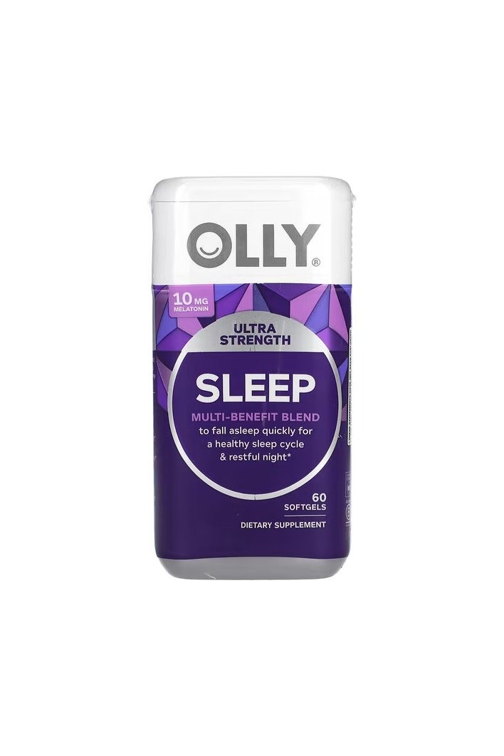 OLLY, Sleep, Ultra Strength, 60 Softgels - Image 1