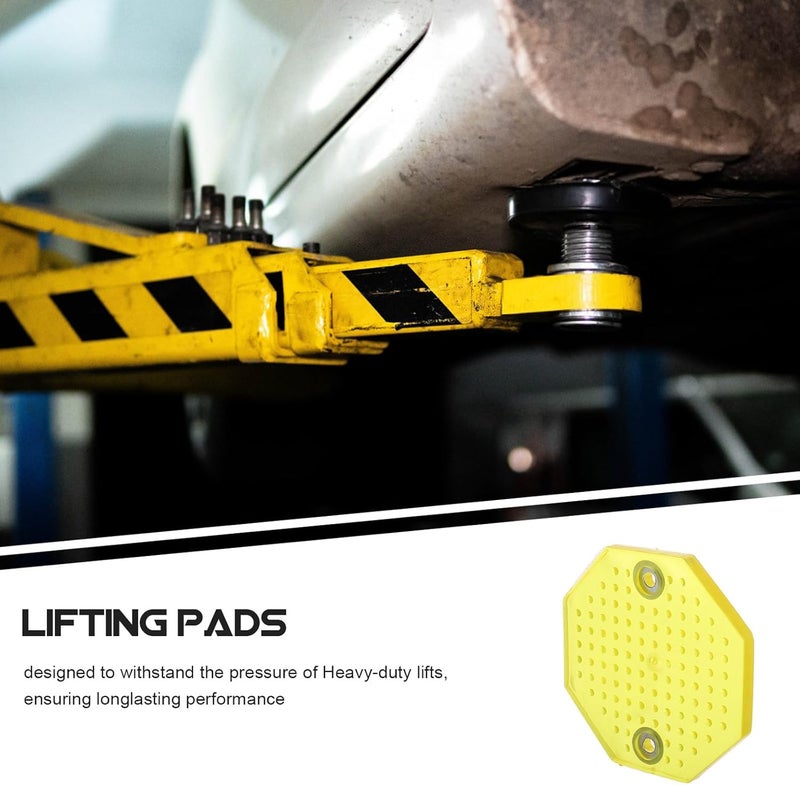 Heavy Duty Car Lift Rubber Arm Pad, Octagonal Jacking Support Mat for Vehicle Repair and Automotive Maintenance - Image 3