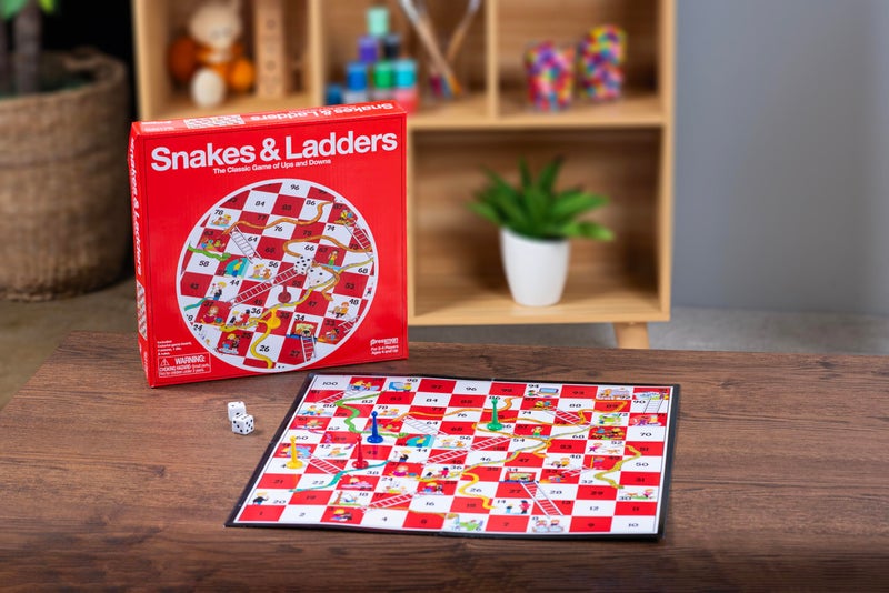 Pressman Goliath Pressman Snakes & Ladders Game, 2-4 Players, Ages 4 & Up, 5" - Image 2