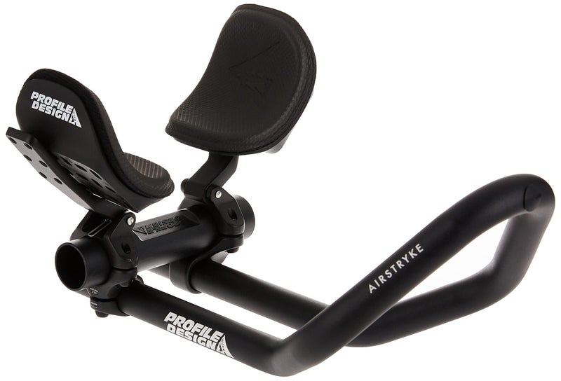 Profile Design Airstryke V2 Aluminum Clip-On Aerobars Ano Matte Black  Adjustable Stack And Reach - Image 2