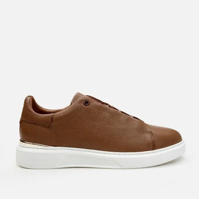Hotiç 02AYH285670A490 GENUINE Leather Walnut Men's Casual Shoes