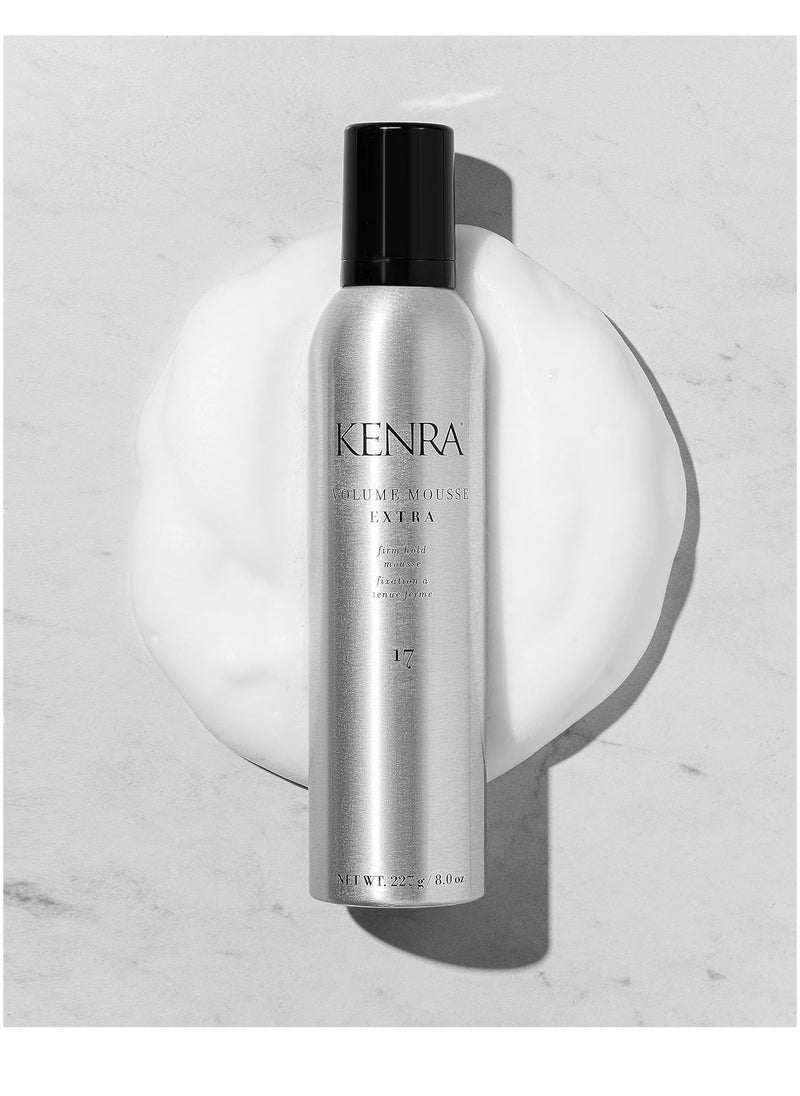 Kenra - Kenra Volume Mousse Extra 17 | Firm Hold Mousse | Alcohol Free | Non-drying, Non-flaking Lightweight Formula | Tames Frizz & Conditions |Thermal Protection up to 450F| All Hair Types - Image 1