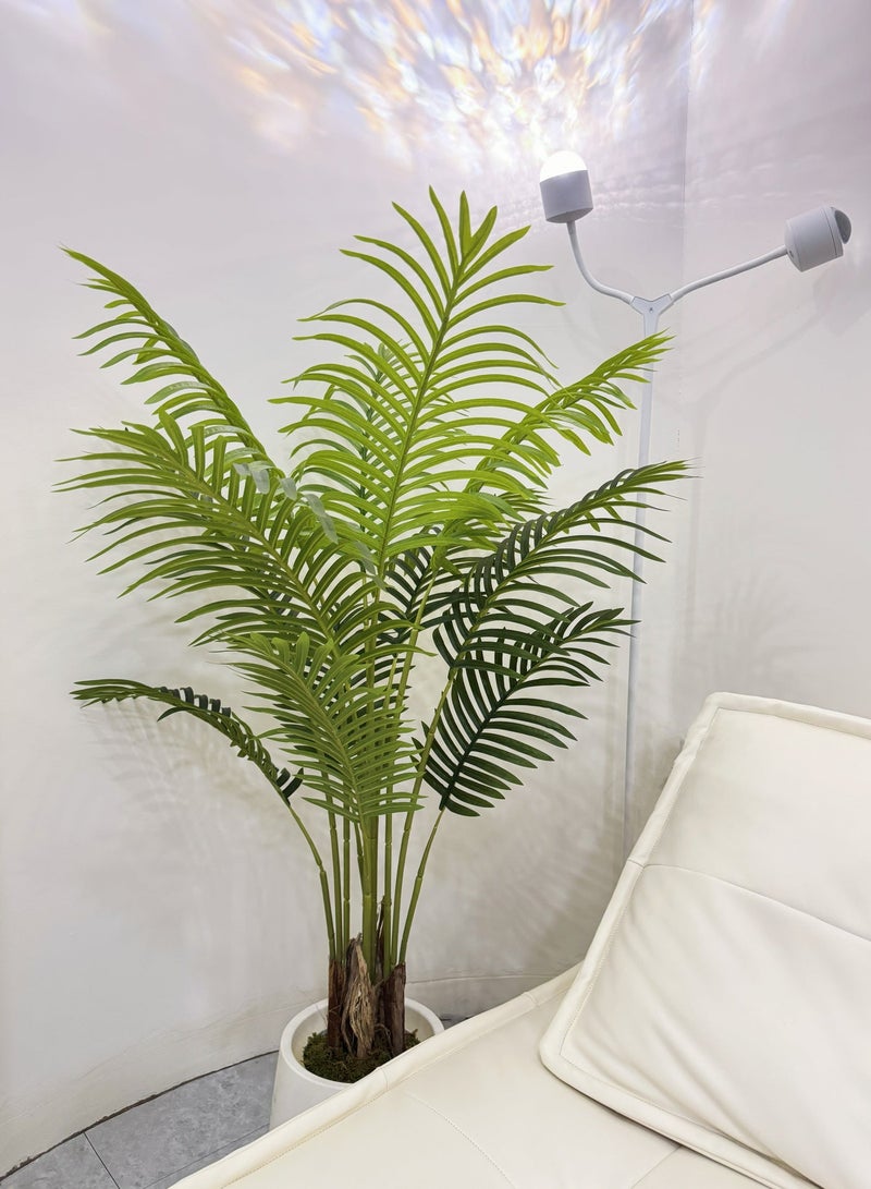 Artificial Palm Tree 4FT ，Large Faux Trees for Indoor,Fake Tropical Areca Floor Plant in Pot, for Modern Home Decor and Housewarming Gift - Image 4