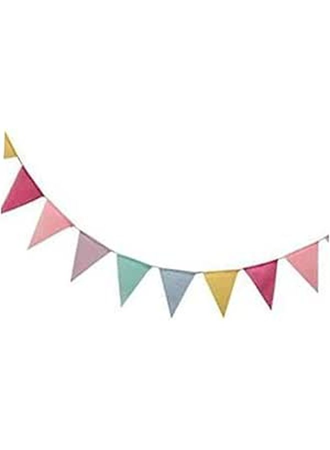 Burlap Triangle Bunting Banner 3 5M Decorative Pull Flags For Festival Wedding Party Indoor Outdoor Decor - Image 1