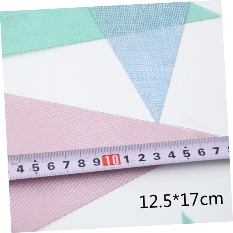Burlap Triangle Bunting Banner 3 5M Decorative Pull Flags For Festival Wedding Party Indoor Outdoor Decor - Image 3