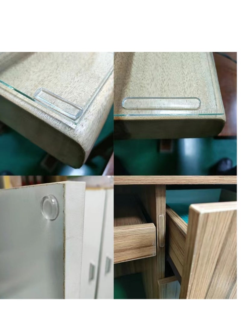 RONGXTAPE Indoor Super Silent Buffer，Furniture Edge Safety Bumpers，Table Corner Protectors，Cushion Pads For Cabinets, Doors, And Drawers (6cm,10PCS) - Image 2