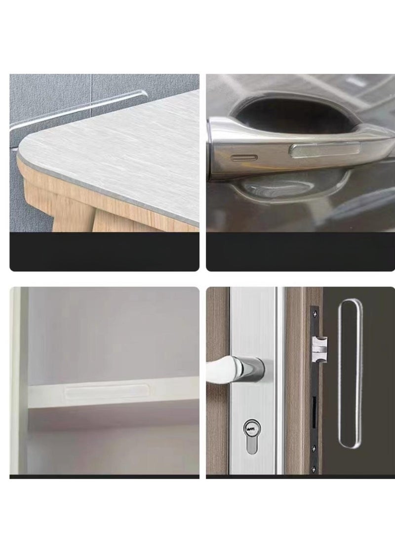 RONGXTAPE Indoor Super Silent Buffer，Furniture Edge Safety Bumpers，Table Corner Protectors，Cushion Pads For Cabinets, Doors, And Drawers (6cm,10PCS) - Image 4