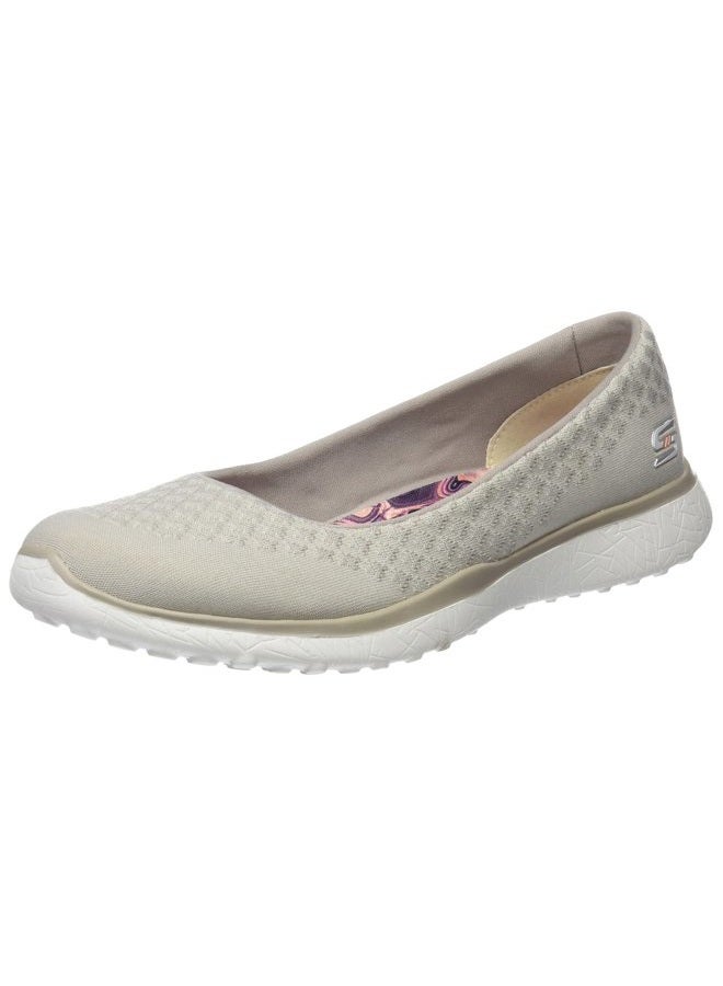 Women's Microburst One up Fashion Sneaker, Taupe, 11