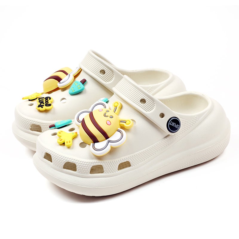Children'S Sandals Summer Indoor Non-Slip Boys And Girls Clogs Kidsren'S Baby Cute Outer Wear Baotou Sandals - Image 1