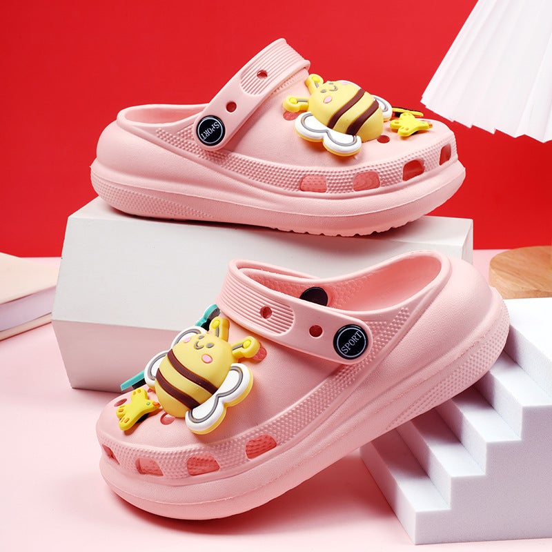 Children'S Sandals Summer Indoor Non-Slip Boys And Girls Clogs Kidsren'S Baby Cute Outer Wear Baotou Sandals - Image 3