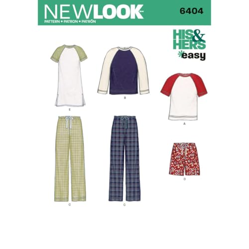 New Look Sewing Pattern UN6404A Autumn Collection Misses' & Men's Separates Sewing Patterns, A - Image 1