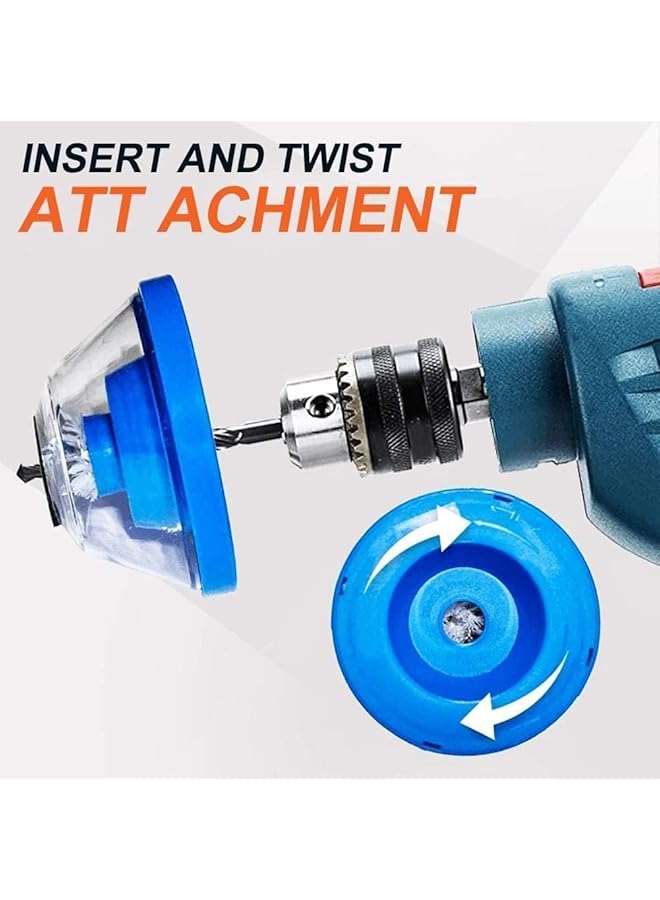 erorex Electric Drill Dust Collector Attachment Dustproof Cover For Home Woodworking Reusable Ash Bowl Accessory For Drilling Walls With Electric Hammer Drill Model Ddc 3006 2 Pack - Image 5