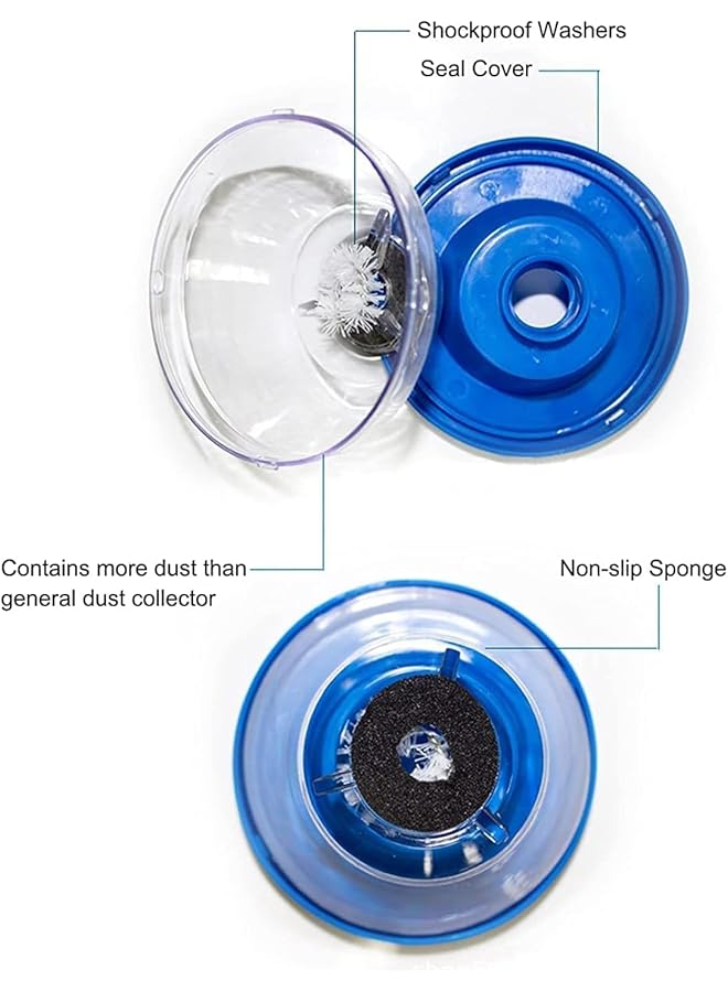 erorex Electric Drill Dust Collector Attachment Dustproof Cover For Home Woodworking Reusable Ash Bowl Accessory For Drilling Walls With Electric Hammer Drill Model Ddc 3006 2 Pack - Image 4