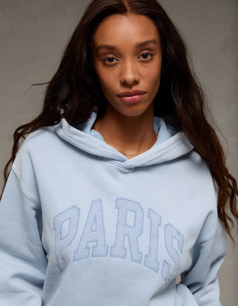 American Eagle  AE Everyday Luxe Graphic Hoodie for Women | Best Price UAE