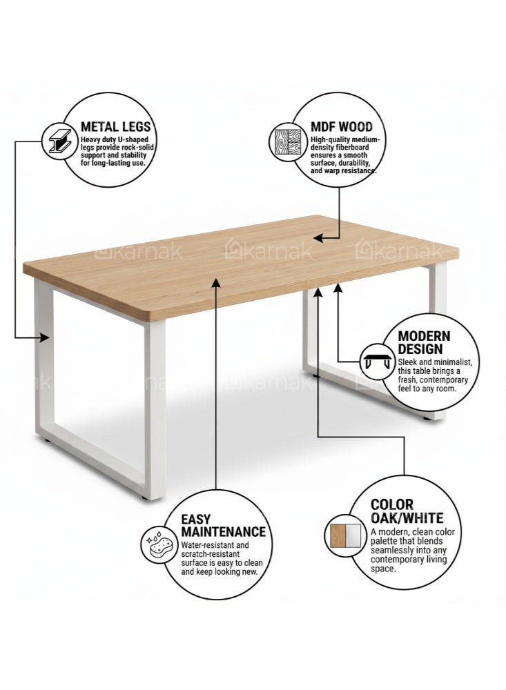 Karnak Veloura Coffee Table 120 cm, For Living Room Bedroom. - Image 4