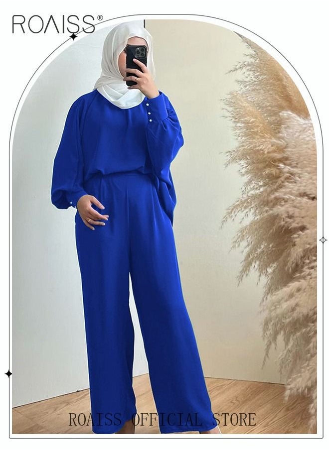 2Pcs Women's Casual Set Long Sleeved Top and Pants of The Same Color Malay Indonesia Style Loose Casual Comfortable - pzsku/Z8D9481CC04A2D51F0128Z/45/_/1692242280/d167da10-2129-414e-ab88-568f51b4d38f