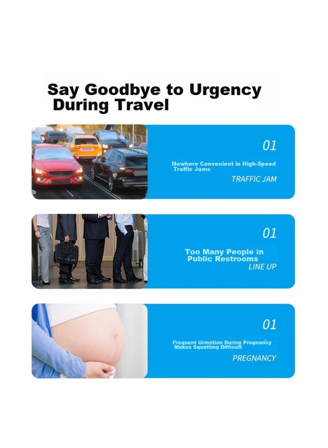 JAJALIN Jajalin Disposable Urine Bags, Portable Mini Toilet For Car Emergency, Convenient And Easy To Use, Unisex, Vomiting Bags, Pack Of 4 - Image 4