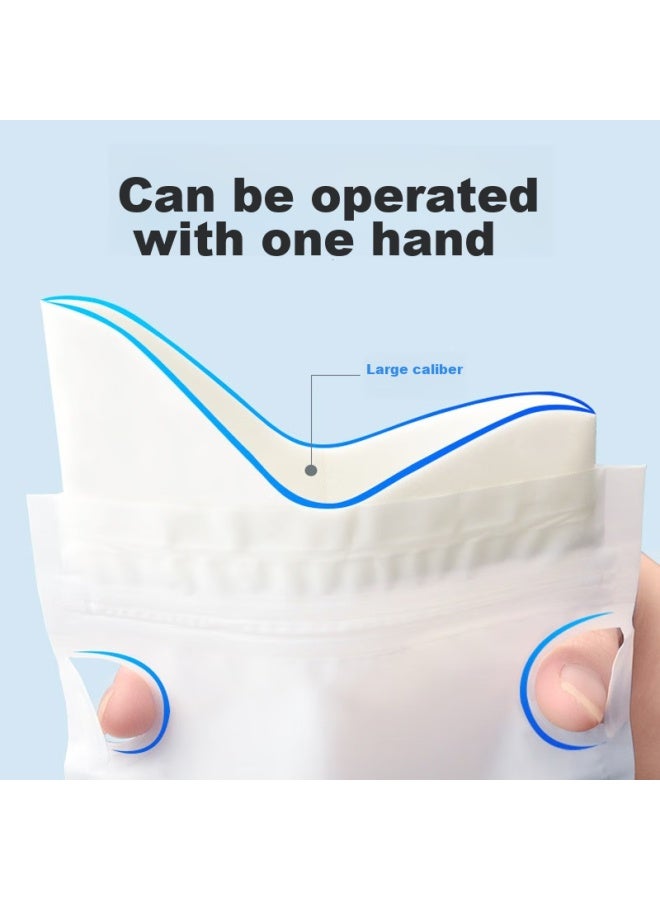 JAJALIN Jajalin Disposable Urine Bags, Portable Mini Toilet For Car Emergency, Convenient And Easy To Use, Unisex, Vomiting Bags, Pack Of 4 - Image 2