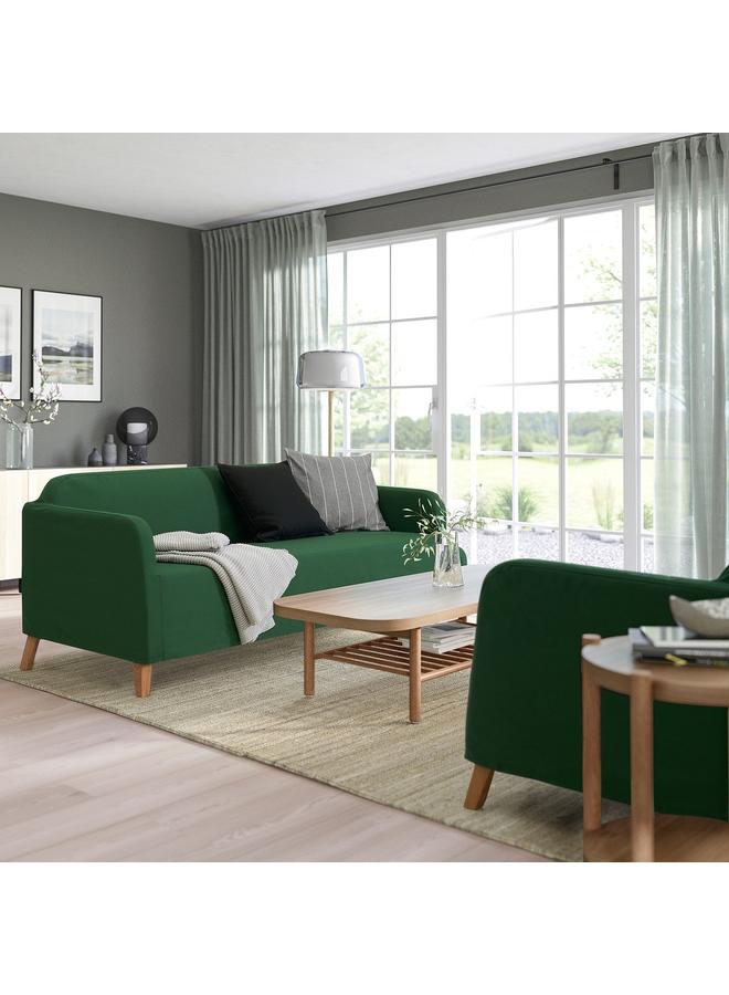 erorex Sofa protector for 3-seat sofa, Vissle dark green - Image 4