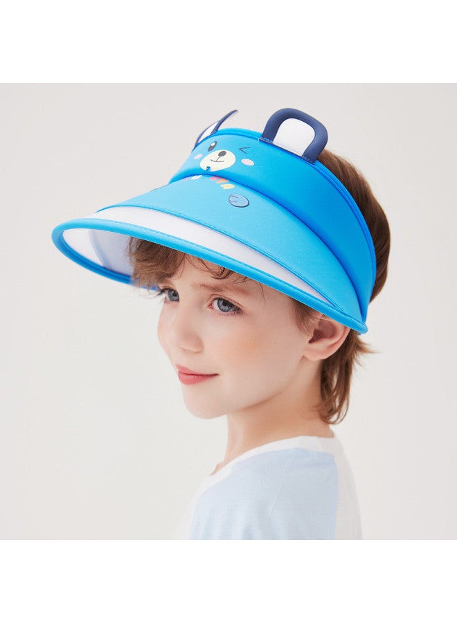 Bumblebee Kids' Sun Hats With Wide Brim - Adjustable Open-top Sun Caps For Boys & Girls - Image 4