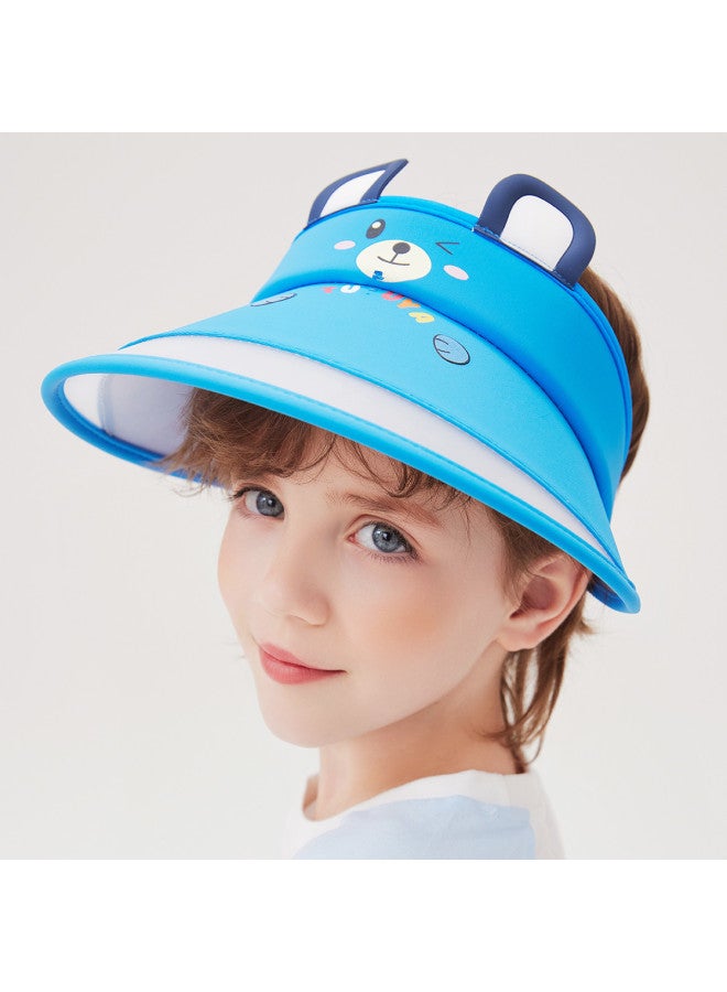 Bumblebee Kids' Sun Hats With Wide Brim - Adjustable Open-top Sun Caps For Boys & Girls - Image 3