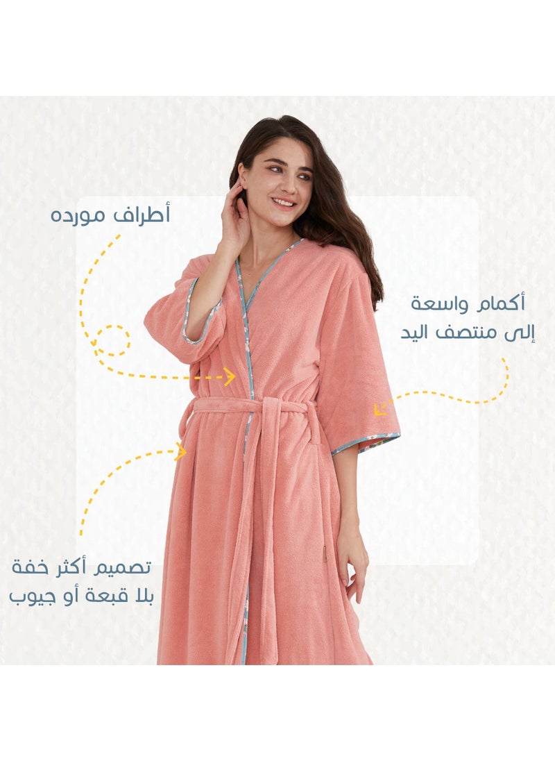 Reefi Elegant Robe - Apricot - pzsku/Z8D94A7878E3C2E5D9DFDZ/45/_/1737629932/daa9913f-20a3-4a25-87ec-4e01f4286786