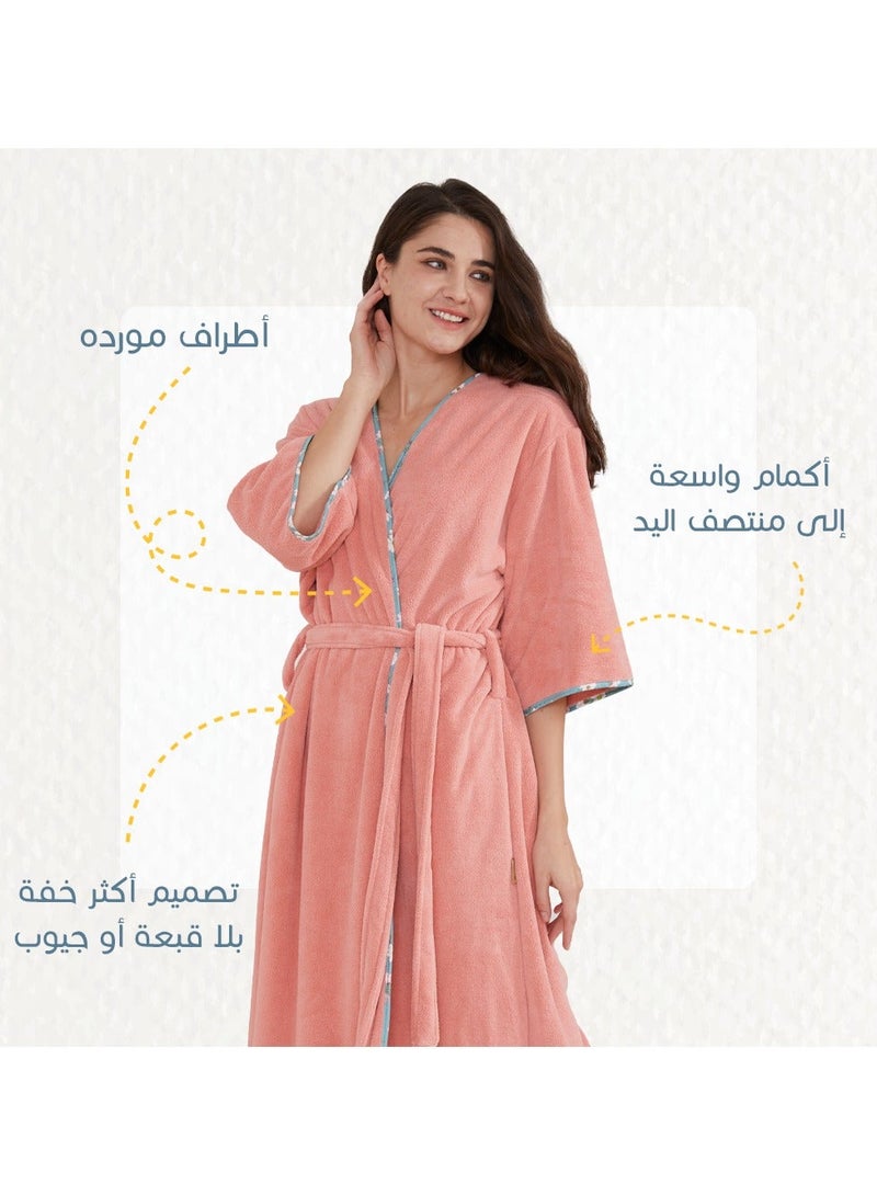 ريفي روب أنيق - مشمشي - Image 5