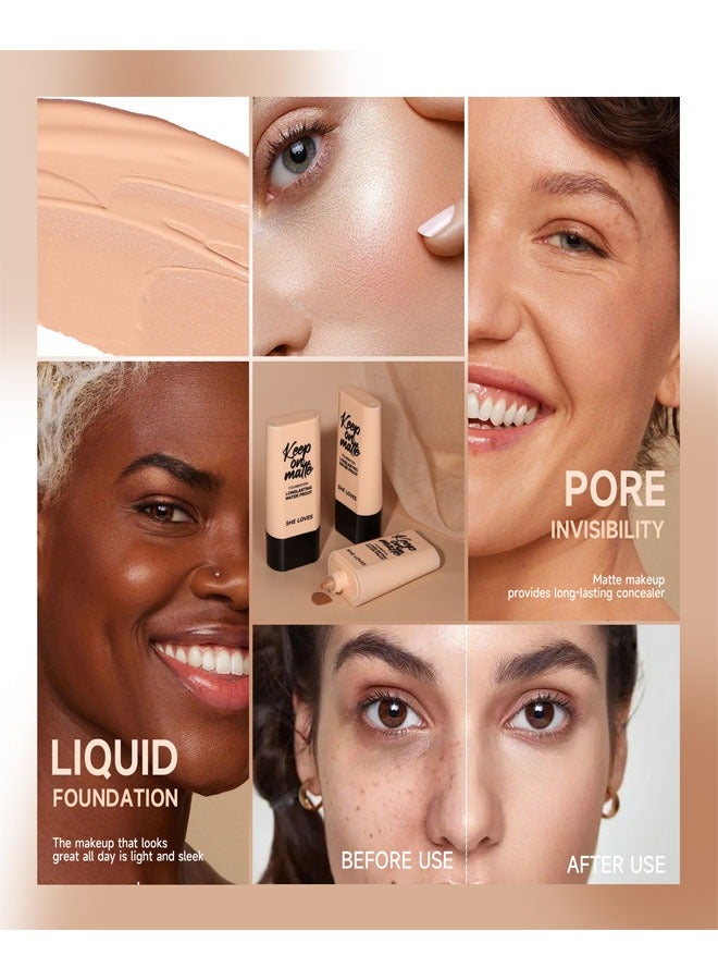 شيلافز كريم أساس طويل الأمد مقاوم للماء مع لون بيج طبيعي ، خفيف الوزن ومريحة لخلق مظهر طبيعي لا تشوبه شائبة . - Image 2