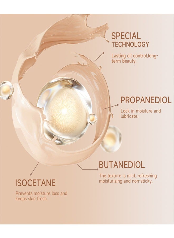 شيلافز كريم أساس طويل الأمد مقاوم للماء مع لون بيج طبيعي ، خفيف الوزن ومريحة لخلق مظهر طبيعي لا تشوبه شائبة . - Image 4